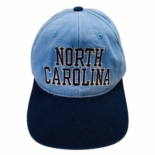 Vintage 90s North Carolina Tar Heels Team Nike Hat Cap Adjustable Hook & Loop - $47.45