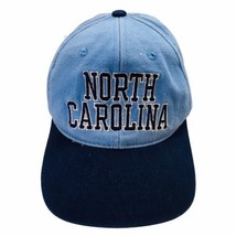 Vintage 90s North Carolina Tar Heels Team Nike Hat Cap Adjustable Hook &amp; Loop - £37.31 GBP