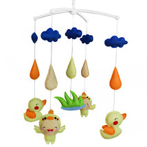 Cute Yellow Duckling Handmade Baby Boys Girls Musical Crib Mobile Nursery Mobile - £72.67 GBP