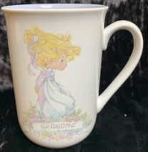 Vintage Collectible 1990 Precious Moments Grandma Coffee Mug Cup Great Gift - $7.70
