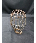 Old Steel Wire Bulb Cage Lamp Guard Steampunk Industrial Light Repurpose... - €12,18 EUR