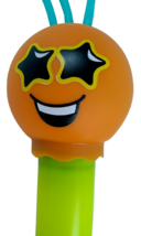Emoji Wiggly Pumper Ja-Ru Summer Water Fun Pool Pump Toy Stars Rubber Smiley 4+ - £11.97 GBP