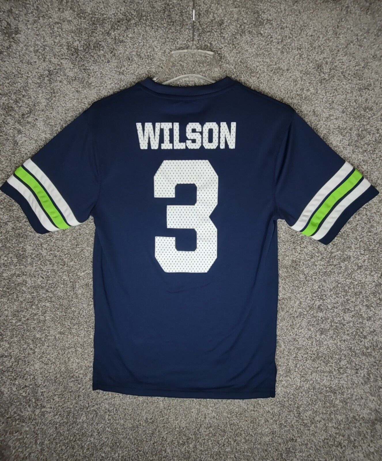 Seattle Seahawks Russell Wilson Jersey Adult Small Shirt NFL Team Apparel 2016 - $8.99