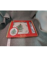 Spode Christmas Tree Cake Plate &amp; Cake Knife Server Set 11.5&quot; W/Box NIB - £33.77 GBP