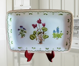 Georges Briard Floral Motif Serving Platter Victorian Garden Private Collection - £19.90 GBP
