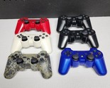Lot of 6 Sony PlayStation 3 PS3 Sixaxis Wireless Controllers CECHZC2U - $118.79