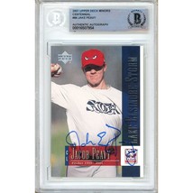 Jake Peavy San Diego Padres Auto 2001 Upper Deck Minors Signed BAS Auth Slab SD - £70.47 GBP
