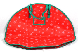 Joiedomi 1 Piece Red Snowflakes Christmas Wreath Storage Bag w/ Handle 30&quot; - £14.80 GBP