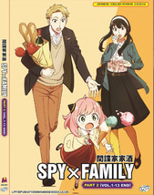 Spy x Family Part 2 Vol. 1-13 End Japanese Anime DVD English Dubbed Version - £18.69 GBP