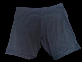 Sonoma Bike Shorts 4X Black Knit Biker Pull On Stretch Womens NEW - £29.20 GBP