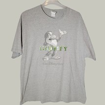 Disney Shirt Mens 2XL Grumpy Gray Short Sleeve 7 Dwarfs Casual - $13.99