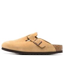 BirkenstockBoston Suede Leather Narrow Fit 'Latte Cream' - US SIZES - $160.16