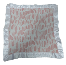 ADEN by Aden &amp; Anais Muslin Pink Hearts Baby Security Blanket White Sati... - $5.93