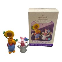 1998 Hallmark Keepsake Spring Ornaments The Garden of Piglet and Winnie the Pooh - £7.86 GBP
