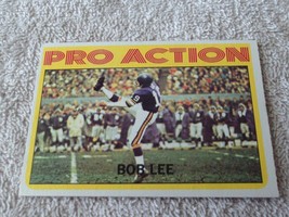 1972 Topps # 258 Bob Lee Pro Action Near Mint / Mint Or Better !! - £31.45 GBP