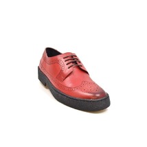 British Walkers Playboy Originals Wingtip Low Cut Men&#39;s Brick Red Leather Oxford - $349.95