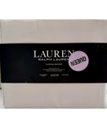 Lauren Ralph Lauren Queen Dunham Sateen Sheet Set $105 Opal Grey - $68.31