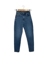 American Eagle Jeans Womens 00R Mom Straight Jean Mid Rise Comfort Stret... - $27.06 CAD