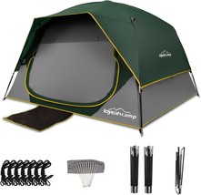 Tents For Camping 4 Person Tent Waterproof Easy Setup Dome Family Tent With - $59.94