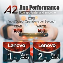 Lenovo Memory Card 1TB 2TB High Speed Micro TF SD Card 512GB SD Card V60... - $200.37 MXN+