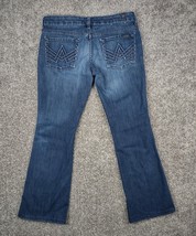 7 For all Mankind Jeans Womens 29 Lexie Petite &quot;A&quot; Pocket Flare Low Rise... - $19.99