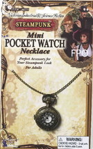 SteamPunk Cosplay Victorian Style Industrial Pocket Watch Necklace, NEW UNUSED - £7.78 GBP