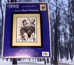 Candamar Designs Counted Cross Stitch Kit "Winter Wolf"-51038-By Shane Dimmick - $7.91