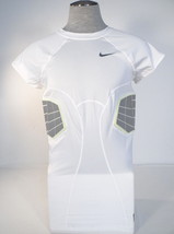 Nike Pro Combat Dri Fit Hyperstrong White Padded Compression Football Tank Mens  - £63.86 GBP