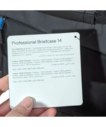 Black Dell Professional Briefcase for 14&quot; Laptop Messenger Bag Commuter ... - £47.68 GBP