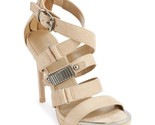 DKNY Women Stiletto Heel Strappy Sandals Deb Size US 9M Taupe Suede - $59.40