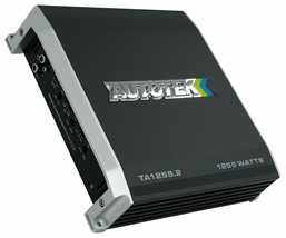 Autotek TA-1255.2 1200 Watt 2 Channel Stereo Car Audio Amplifier - £73.12 GBP