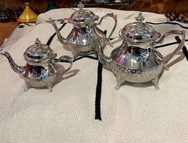 Moroccan teapot, Moroccan silver teapot, Moroccan serving teapot for ser... - £56.53 GBP+