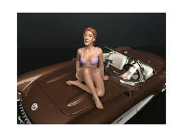 September Bikini Calendar Girl Figurine for 1/24 Scale Models by American Dioram - £13.83 GBP