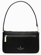 Kate Spade Convertible Wristlet Black Pebbled Leather Purse K6088 NWT $159 MSRP - £47.47 GBP