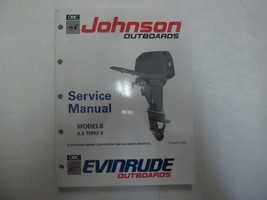 1991 Johnson Evinrude Fuoribordo Modelli 2.3 Thru 8 Servizio Riparazione Manuale - £19.59 GBP