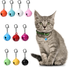 Molain 10Pcs Cat Dog Collar Bells, Jingle Bell for Cat Collar Dog Collars Charms - £8.37 GBP