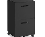 2-Drawer File Cabinet, Filing Cabinet For Home Office, Small Rolling Fil... - £106.49 GBP