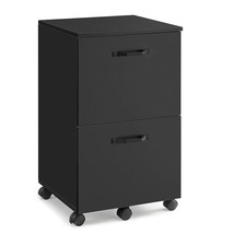 2-Drawer File Cabinet, Filing Cabinet For Home Office, Small Rolling File Cabine - £108.70 GBP