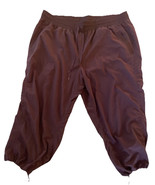 RBX Purple Elastic Drawstring Waist Cropped Athletic Pants Size 3X - $26.05 CAD