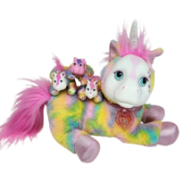 Just Play 2018 Rainbow Unicorn Surprise W/ 3 Babies Stuffed Animal Plush Toy - £36.63 GBP