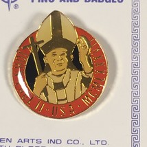 Vintage 1987 Pope John Paul II Commemorative USA Visit Enamel Lapel PIN ... - £10.94 GBP