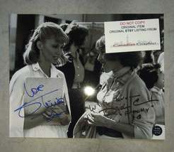 Olivia Newton-John &amp; Didi Conn Hand Signed Autograph 8x10 Photo COA Grease - £97.73 GBP