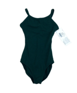Eurotard 10527c Hunter Green Cami Dance Leotard Child Size Xs (2-4) Nwt - $259.13 MXN
