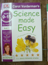 Science Made Easy Carol Vorderman Dk Ages 9-11 Keystage 2 Book 1 Vgc Dk - £3.88 GBP