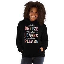 Fall Breeze Crunchy Leaves Pumpkins Please Unisex Hoodie, Make Your Own Shirt, P - $35.63+