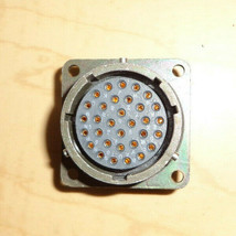 1 Bendix ms3112E18-32S Mil Spec Circular Connector Plug 32 pS Gold amphe... - £54.20 GBP