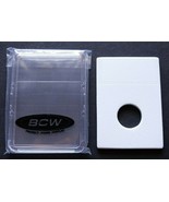 (1) BCW Dime Coin Display Slab With Foam Insert - White - Coin - £1.94 GBP