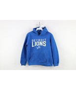 Vintage Y2K NFL Boys XL Distressed Detroit Lions Football Hoodie Sweatsh... - $735.76 MXN