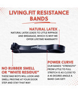 Black 25-65 LB Resistance Band, Dimensions: 81.9 x 0.8 x 0.2 inch - €8,74 EUR