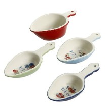 Four (4) ~ Pioneer Woman ~ FLORAL MEDLEY ~ Stoneware ~ Measuring Scoops - £17.93 GBP